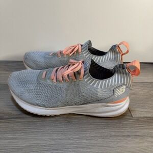 New Balance Vizo Pro Run Knit Gray Women's Running Shoes Size 10B Anthropology